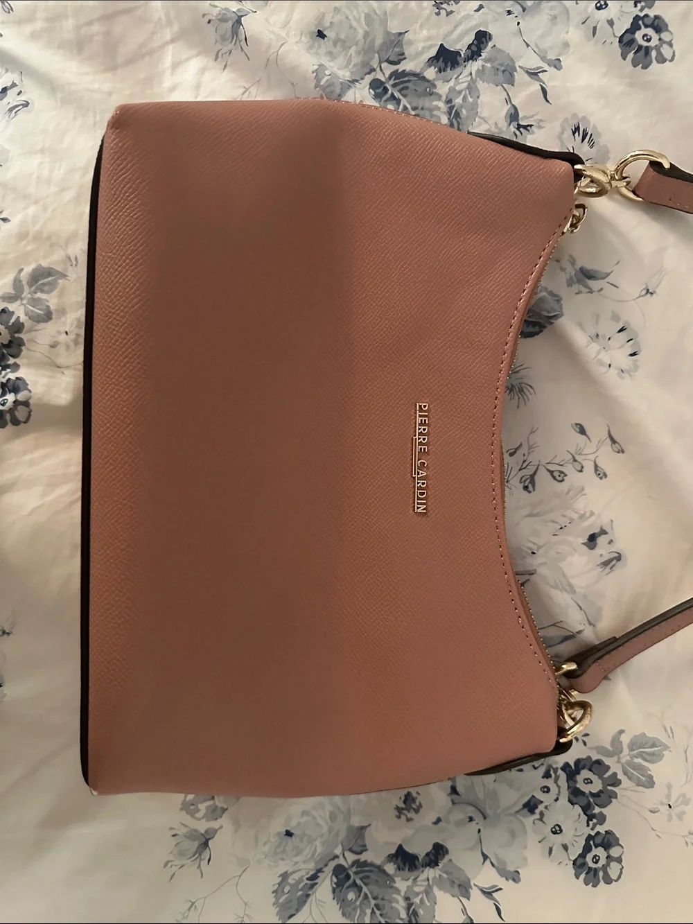 Pierre Cardin Dusty Rose Shoulder Bag with Coin Pouch